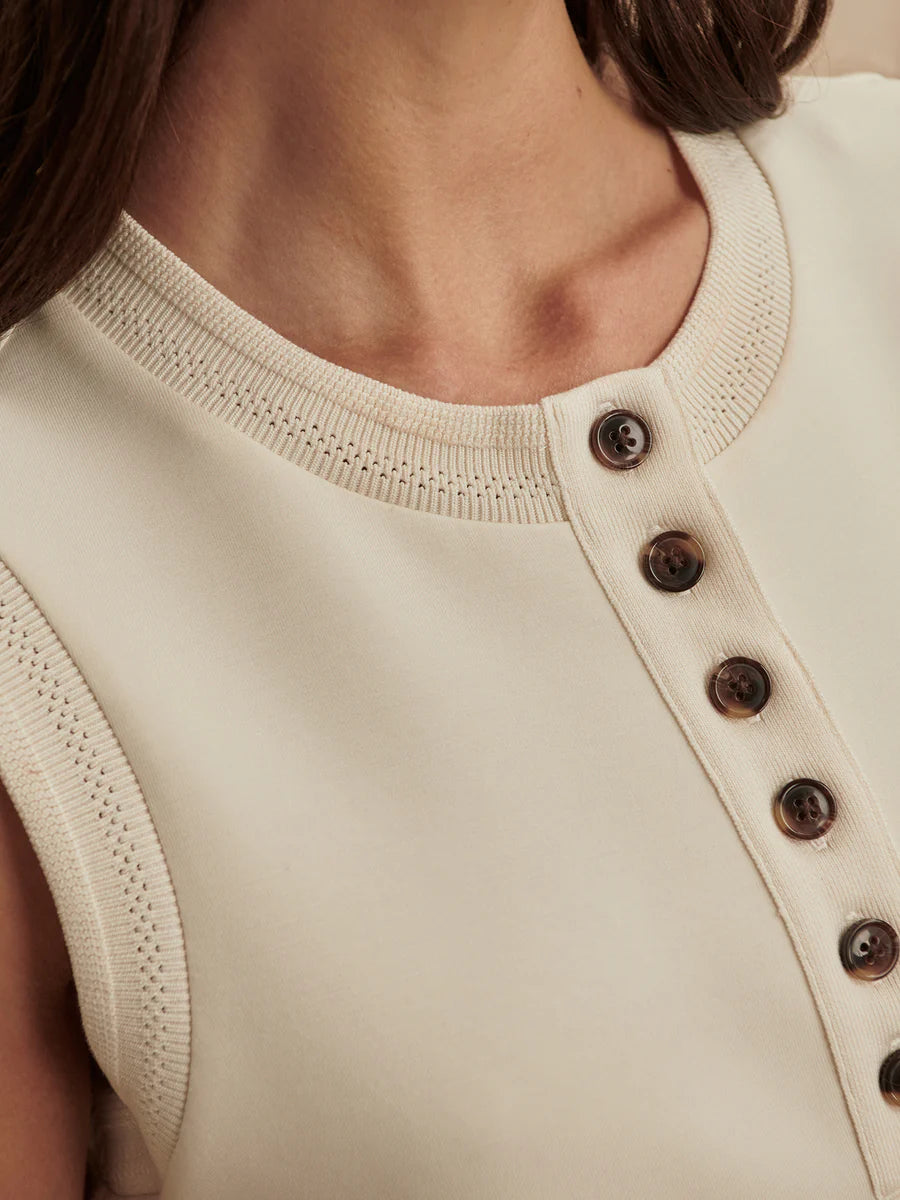 marla button placket tank