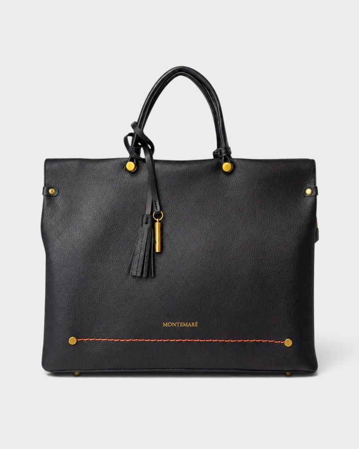 Montemaré Vienna Small Carry-On Tote in Black