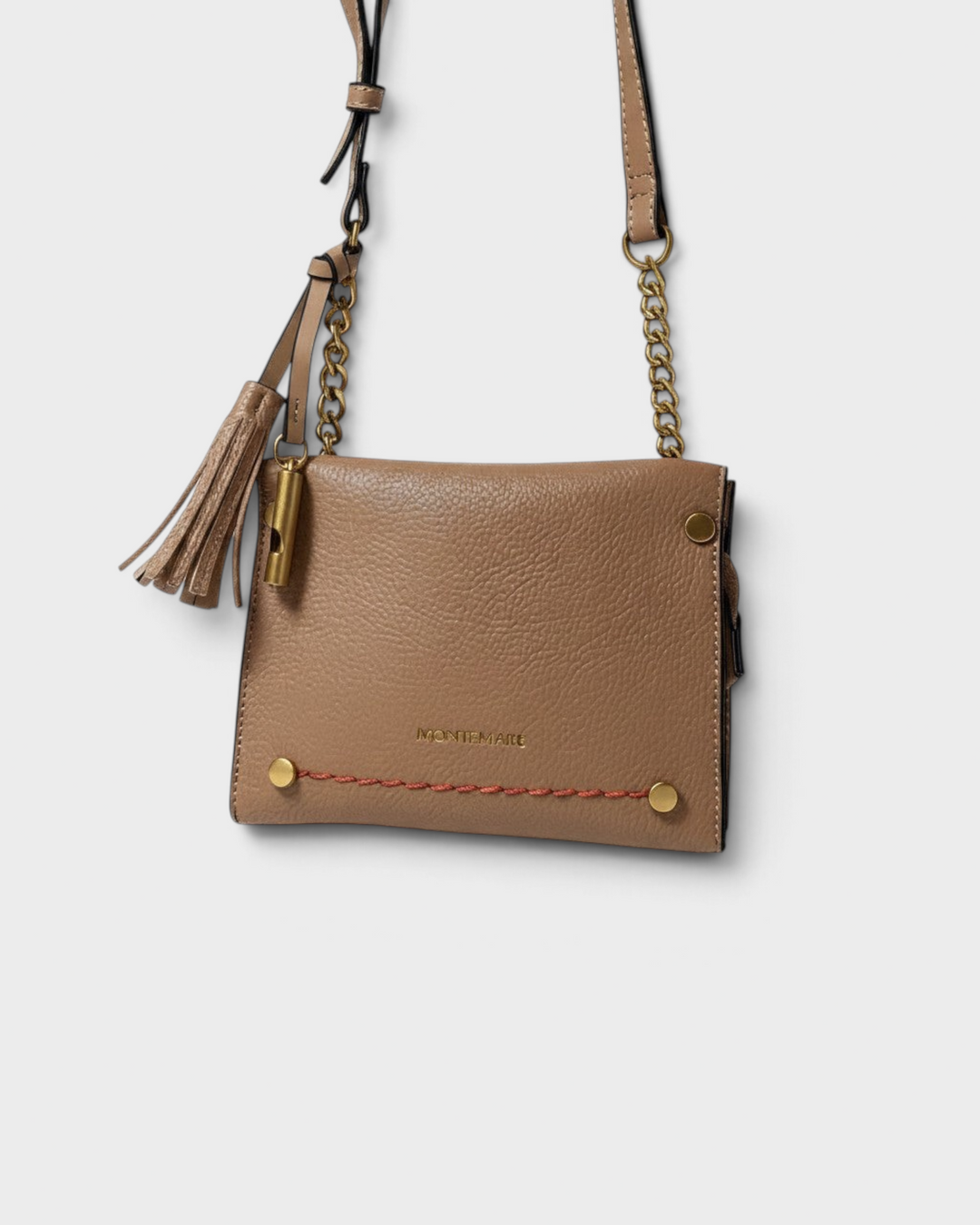 Montemaré Vienna Mini Crossbody in Cognac