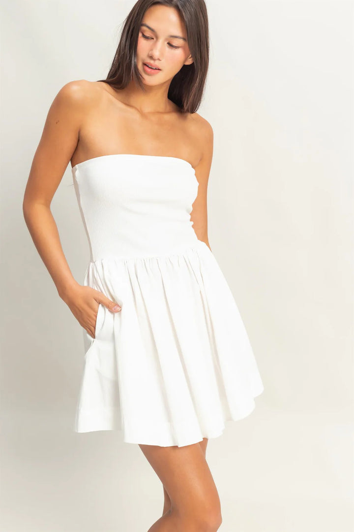 Strapless Mini Dress