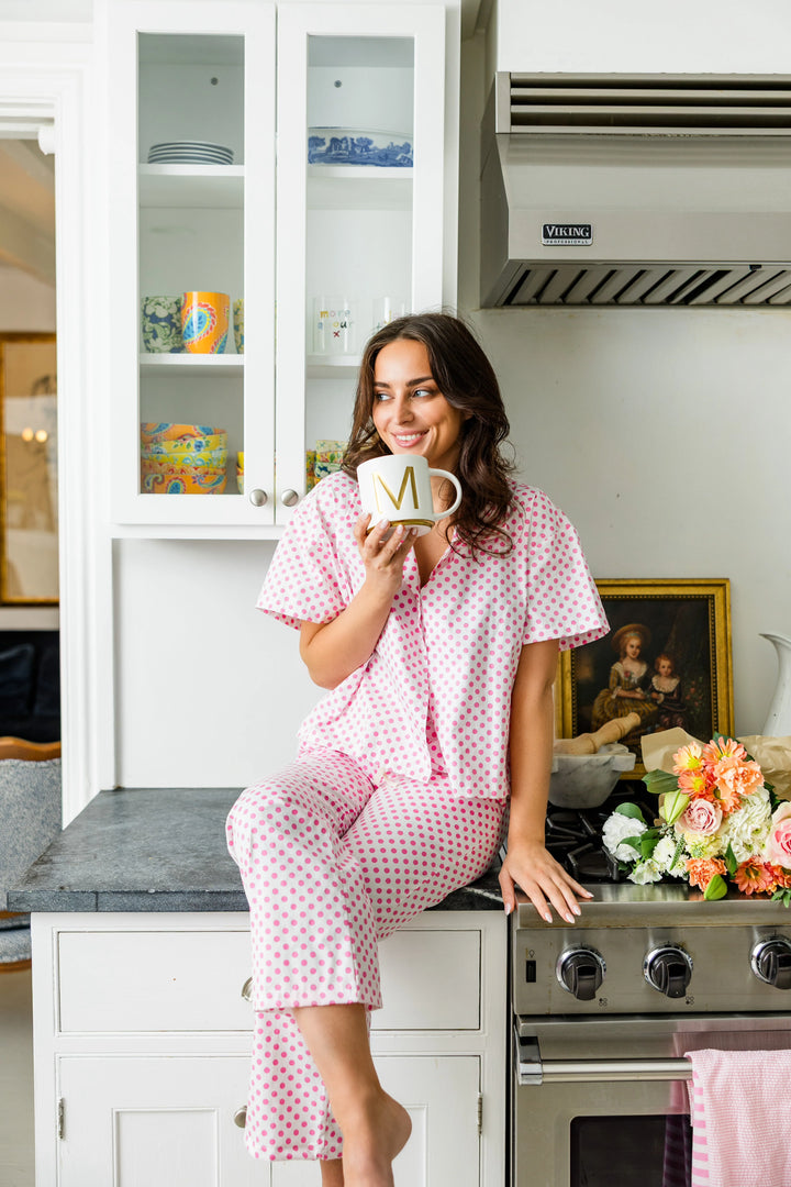 Polka Dot Boxy Top