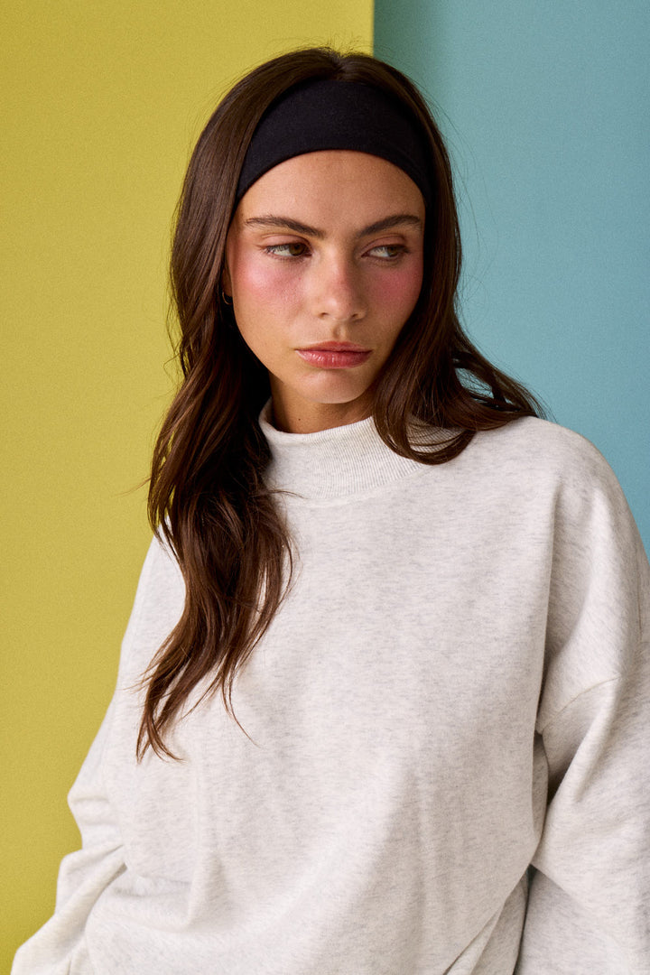 Mock Neck + Short Set