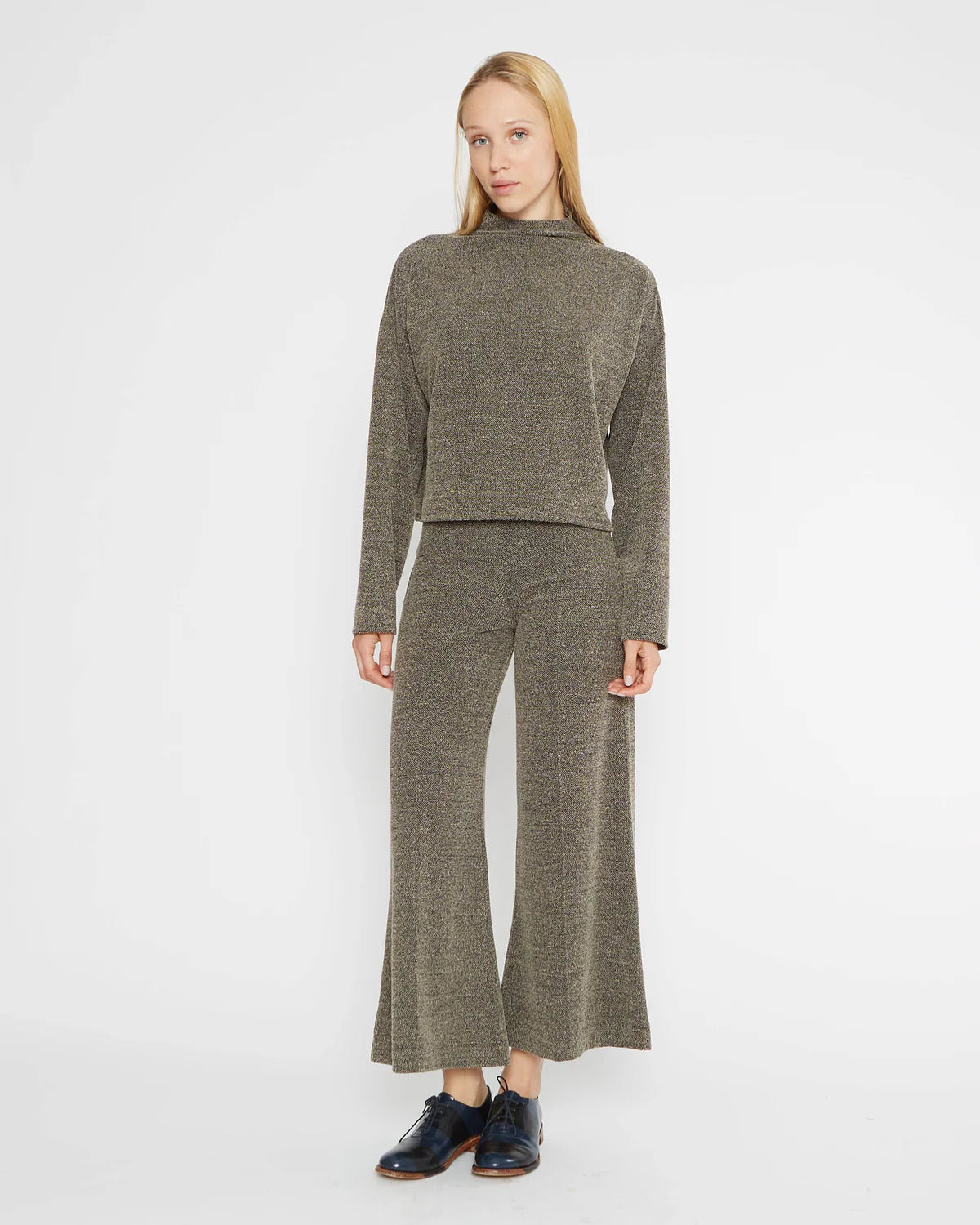 Boucle Wide Leg : Cropped