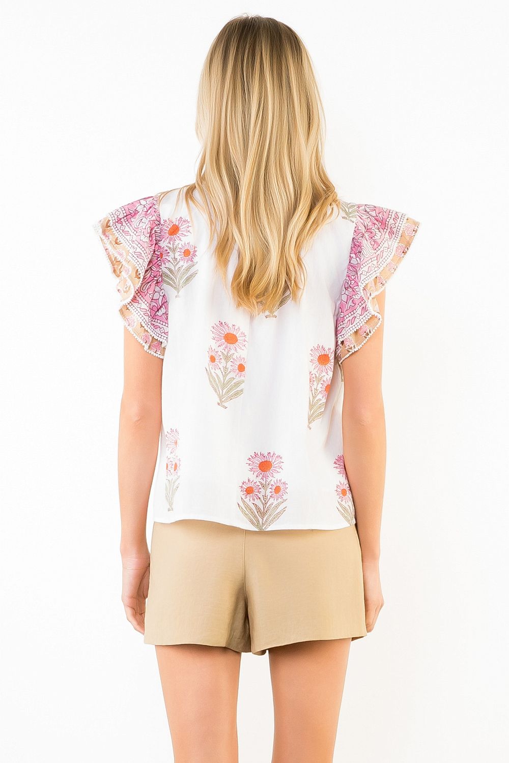 Flutter Sleeve Top