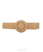 Round buckle belt