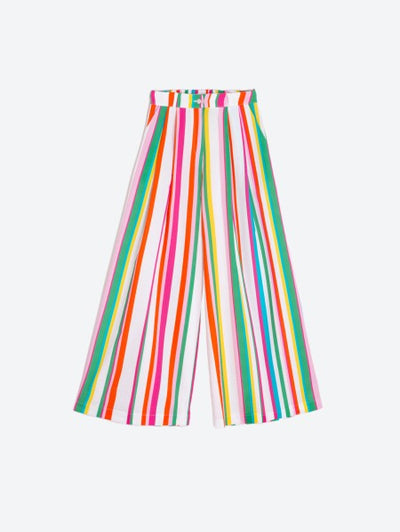 TROUSER PALAZZO RAYA SEERSUCKER MULTICOLOR