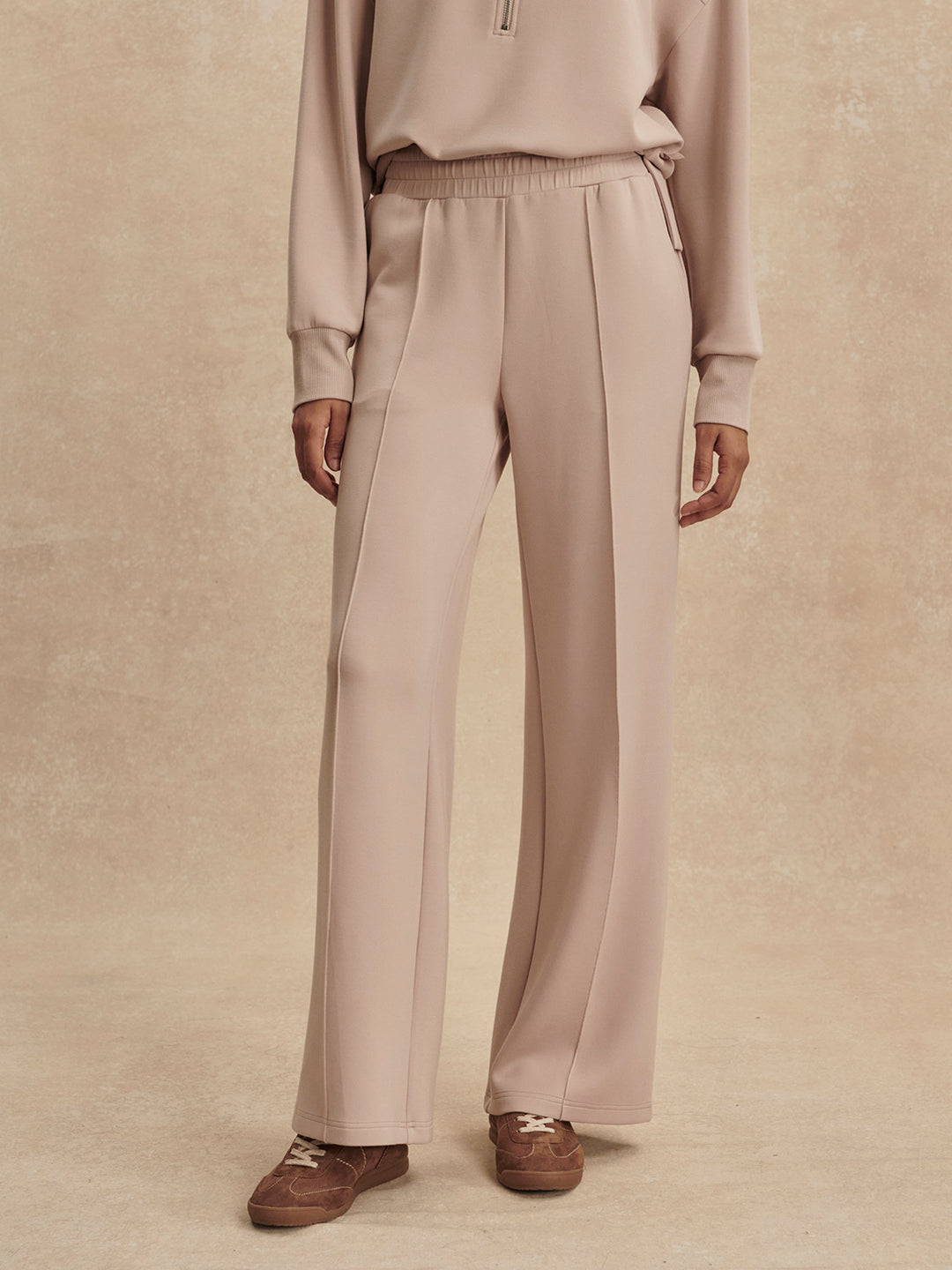 the wide leg pant 28 - mushroom