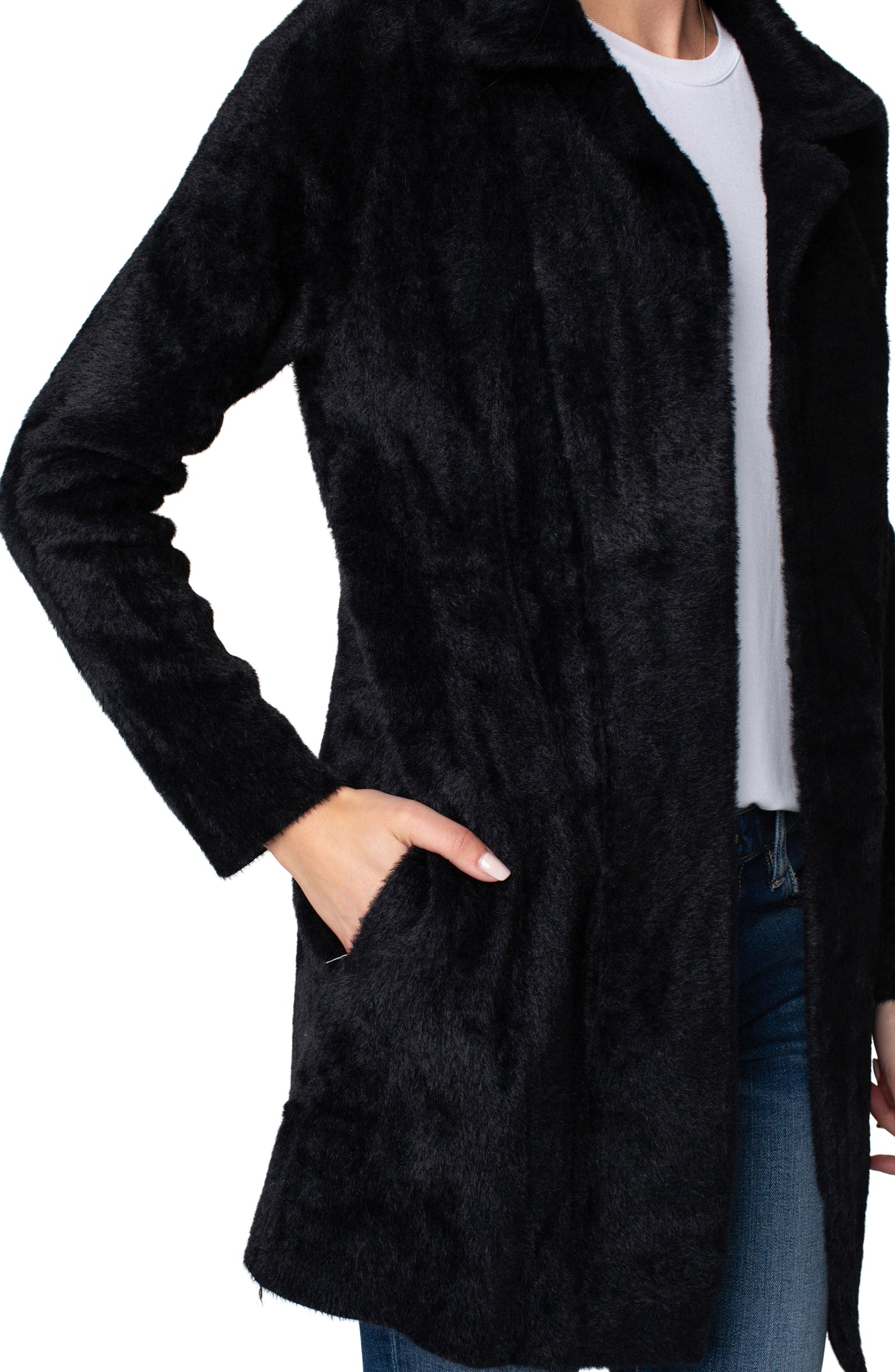 OPEN FRONT COATIGAN SWEATER
