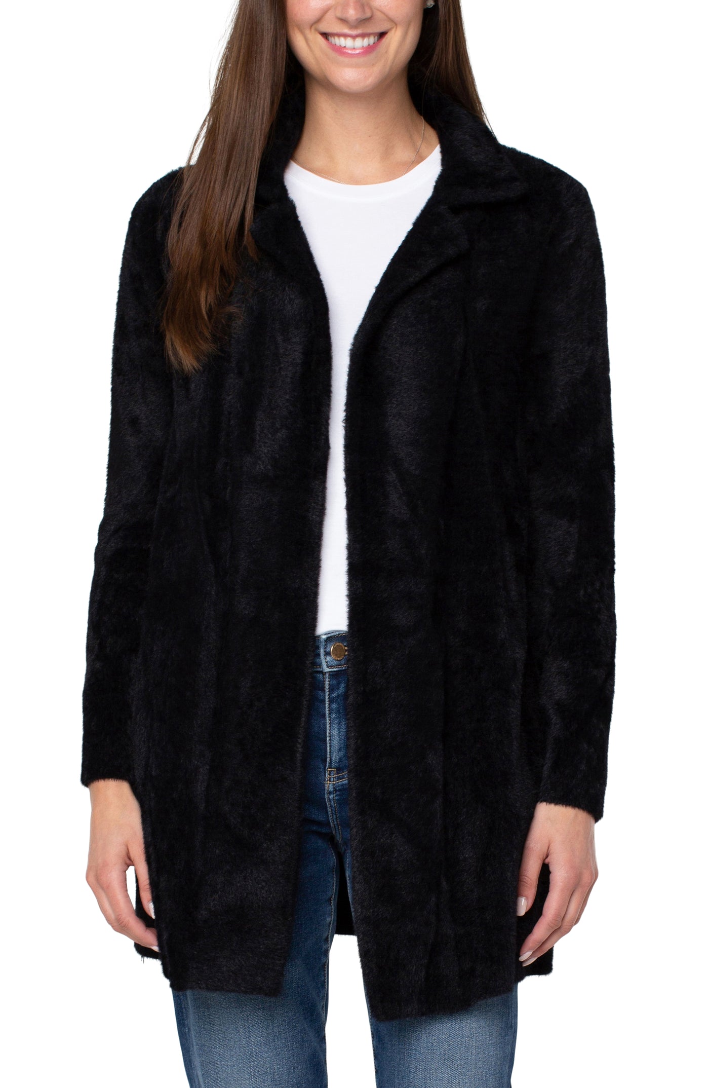 OPEN FRONT COATIGAN SWEATER