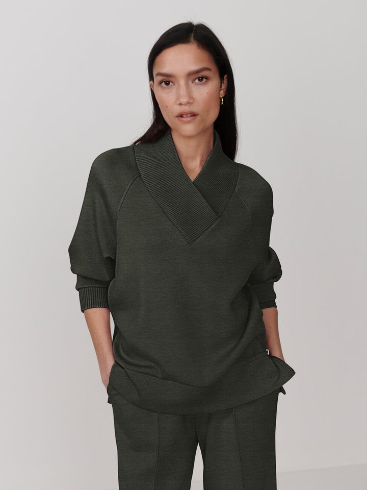 Macie Zip Hem Sweat