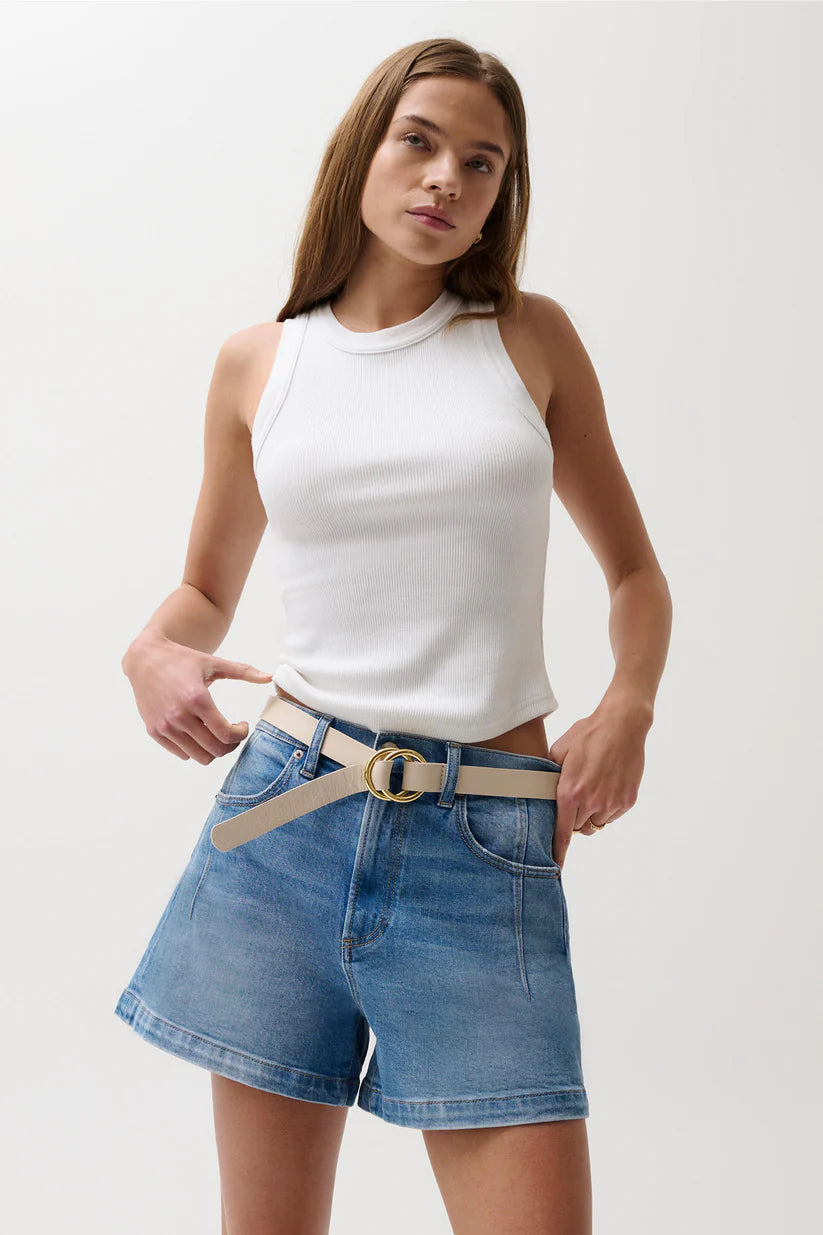 AOKI HIGH RISE A-LINE SHORT W/ DART DETAIL