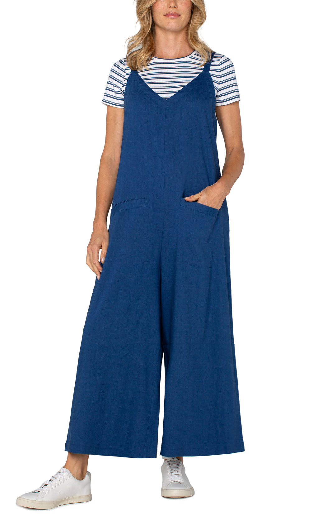 Wide Leg Crop Jumpsuit