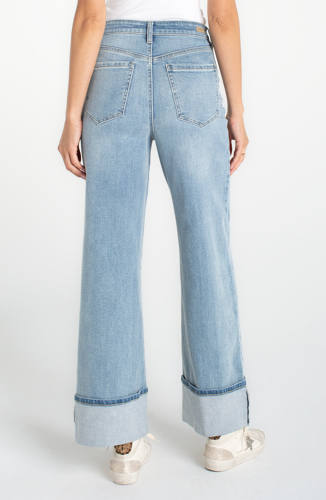 Morgan High Rise Cuffed Wide Leg (30" inseam) - Rincon Beach