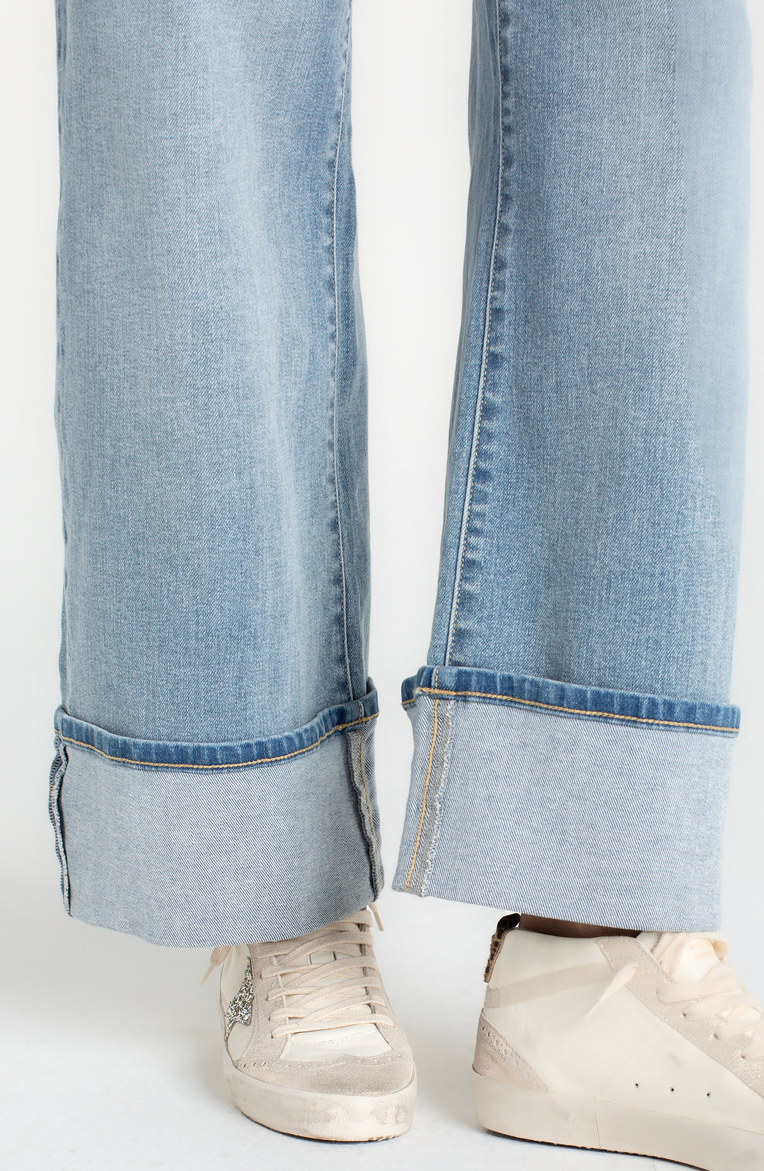 Morgan High Rise Cuffed Wide Leg (30" inseam) - Rincon Beach