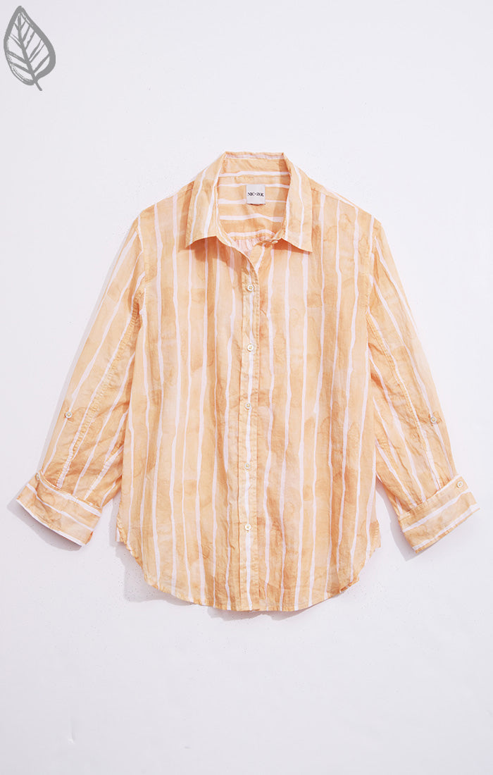 Watercolor Striped Girlfriend Shirt