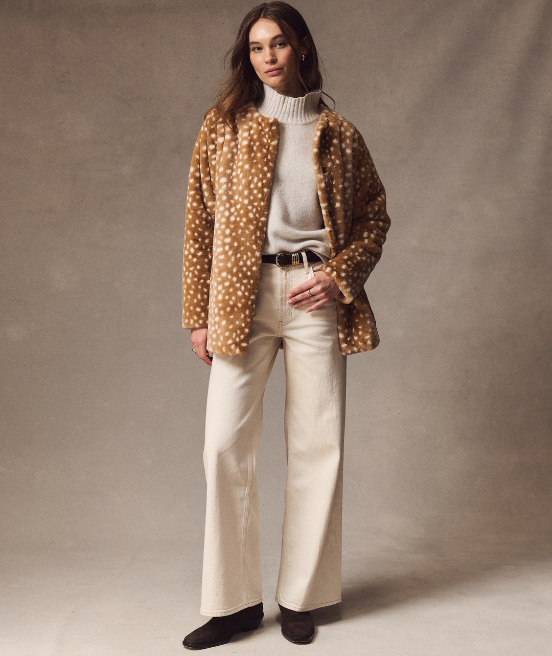 Sylvie Jacket - Fawn Print