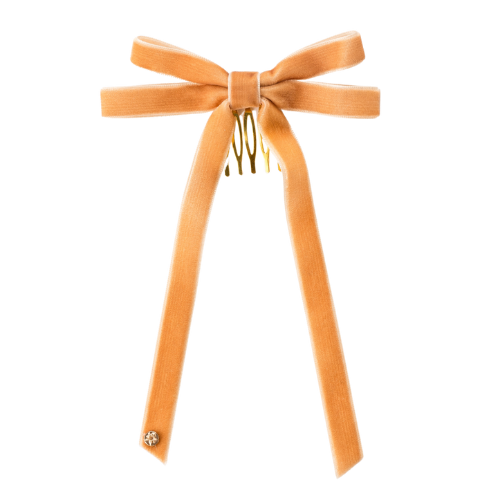 Viola Double Bow Comb - Tan