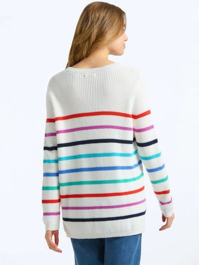 The Emma: Stripe Crewneck Sweater