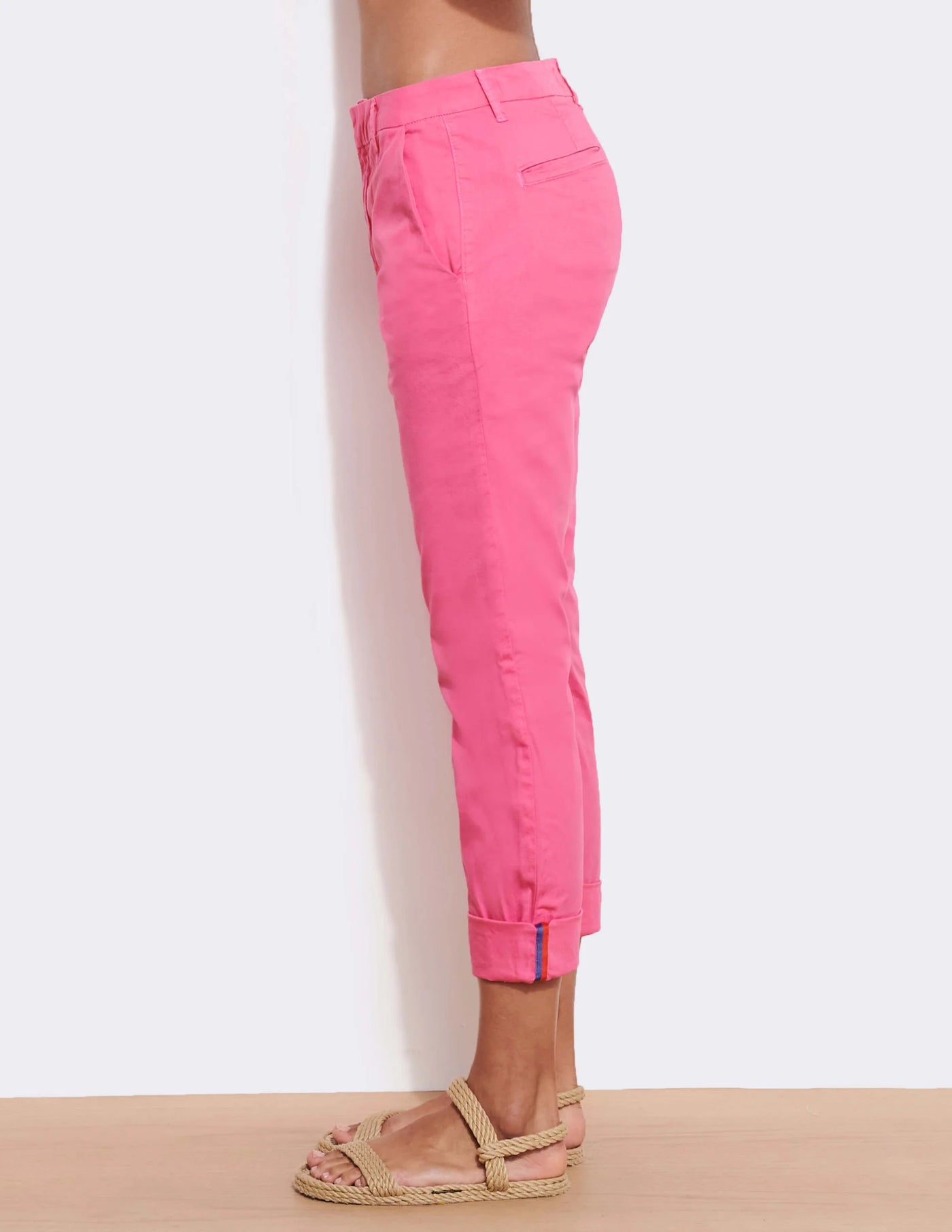 Stripe Roll Up Trouser