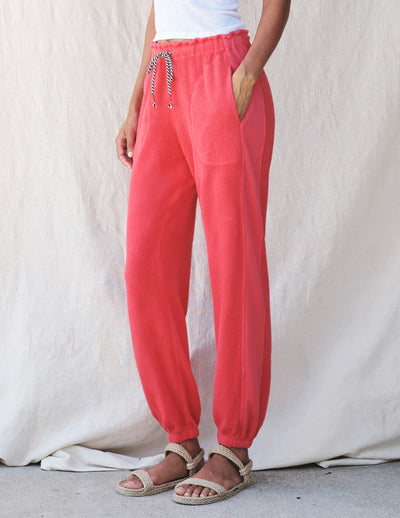 Faux Sherpa Jogger