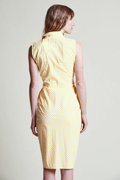 The sleeveless Wrap Front Dress