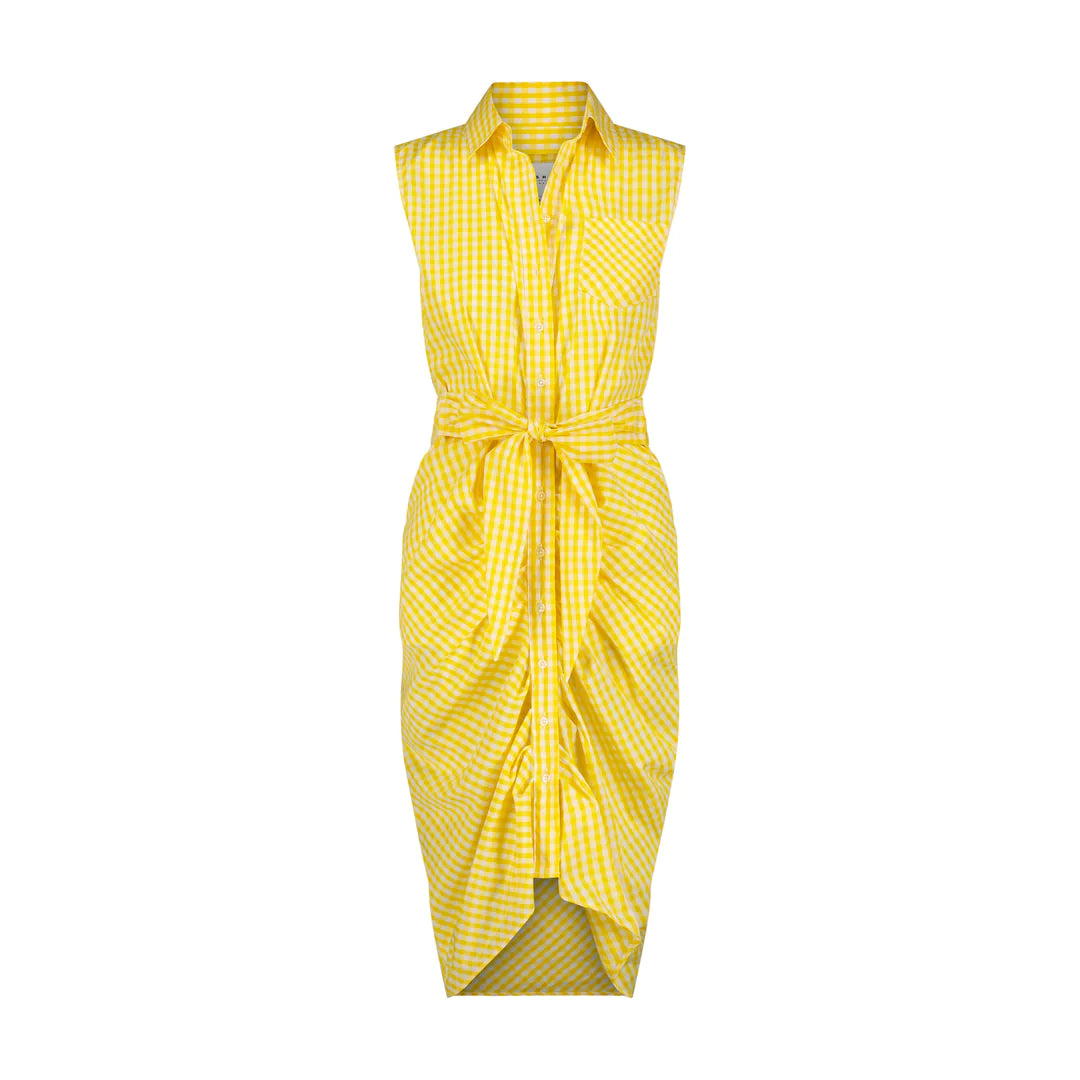 The sleeveless Wrap Front Dress