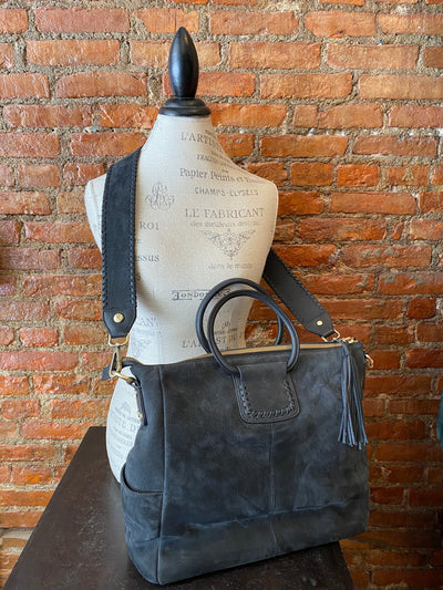 Sheila Large Suede Satchel